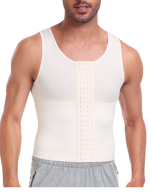 Body Shaper Compression Shirt for Men Faja Camisilla de Hombres