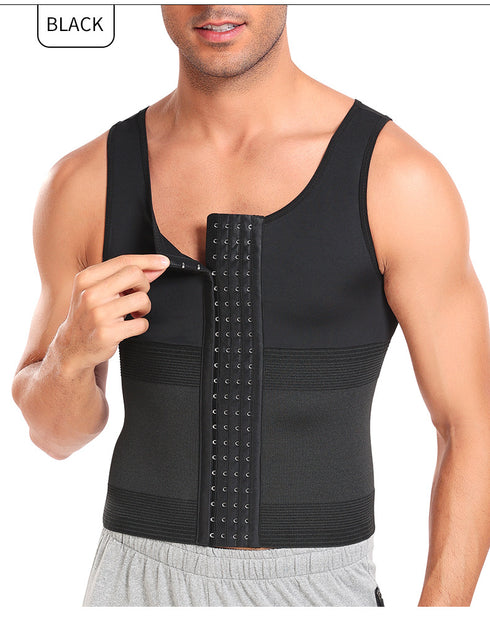 Body Shaper Compression Shirt for Men Faja Camisilla de Hombres