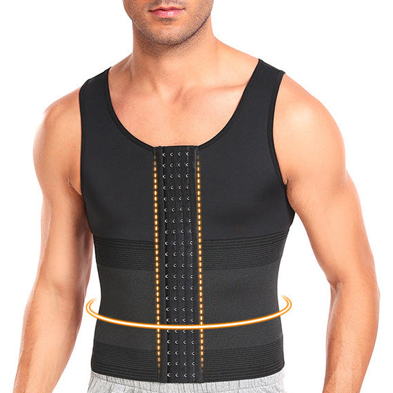Body Shaper Compression Shirt for Men Faja Camisilla de Hombres