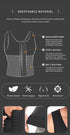Body Shaper Compression Shirt for Men Faja Camisilla de Hombres