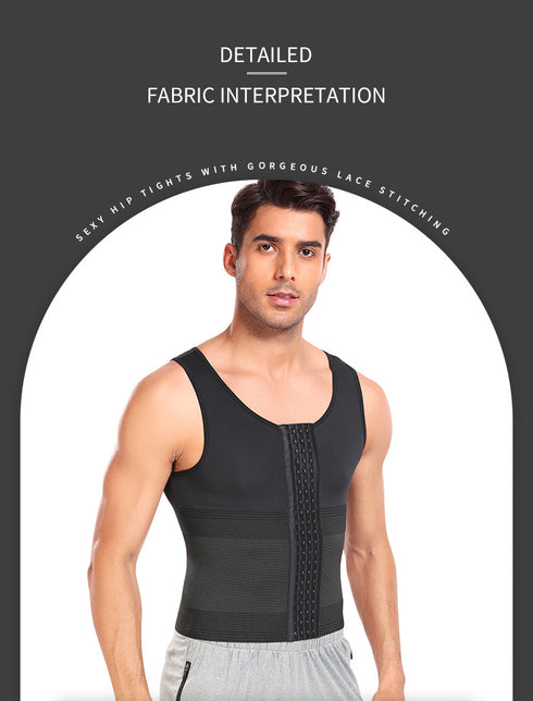 Body Shaper Compression Shirt for Men Faja Camisilla de Hombres