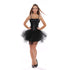 Bowknot Trim Sexy Removable Spaghetti Strap Overbust Corset
