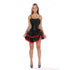 Bowknot Trim Sexy Removable Spaghetti Strap Overbust Corset