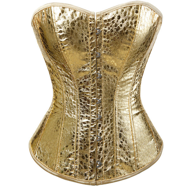 Burlesque Strapless Gold Overbust Corset