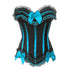 Classic Fashion Trim Pattern Bow Lace Overbust Corset