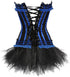 Corset Dress Bustier Corset Top Skirt Burlesque for Women Halloween Costume