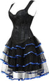 Corset Dress Corset Top Skirt Burlesque Costumes for Women Halloween Costume