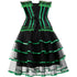 Corset Skirt Set Moulin Rouge Saloon Girl Costume Clubwear