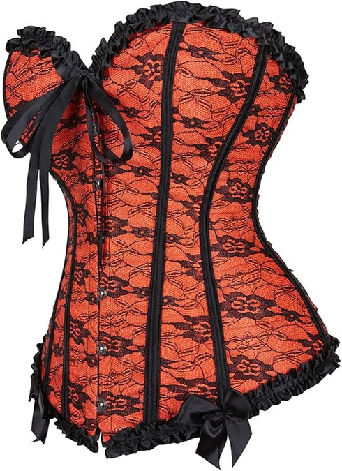 Corsets For Vampire Costume Bustier Corset Burlesque Moulin Rouge Costumes