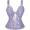 Corsets for Women Steampunk Gothic Shoulder Straps Tank Corsets Victorian Bustier Top