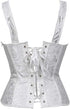 Corsets for Women Steampunk Gothic Shoulder Straps Tank Corsets Victorian Bustier Top
