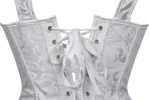Corsets for Women Steampunk Gothic Shoulder Straps Tank Corsets Victorian Bustier Top