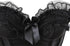 Cosplay Bowknot Hourglass Satin Lace Trim Overbust Corset
