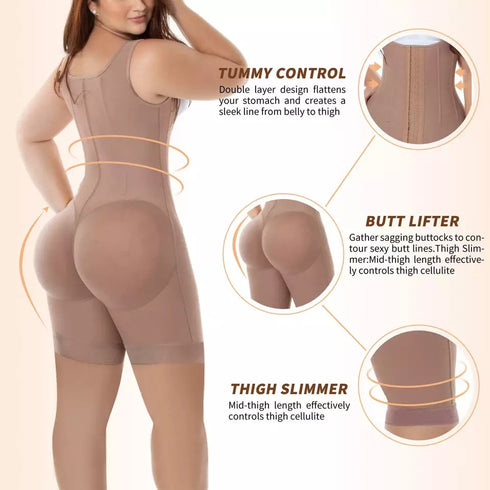 Fajas Colombianas Reductoras Y Moldeadoras Compression Garment Short Shapewear Postpartum