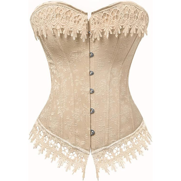 Renaissance Victorian Corset Bustier Tops Halloween Costume For Women