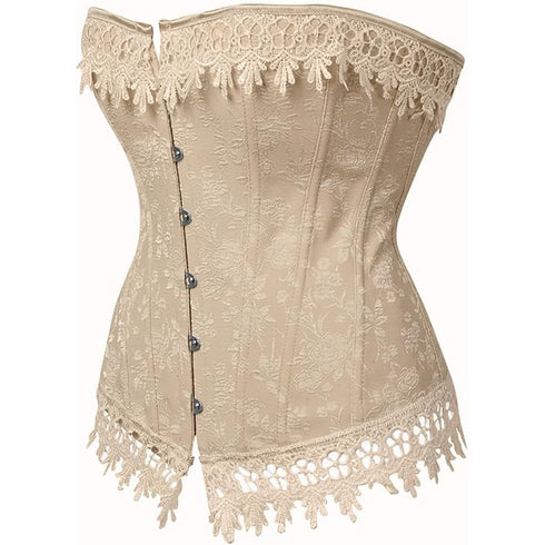 Renaissance Victorian Corset Bustier Tops Halloween Costume For Women