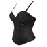 Hot Sexy Satin Underwire Cups Bridal Overbust Corset