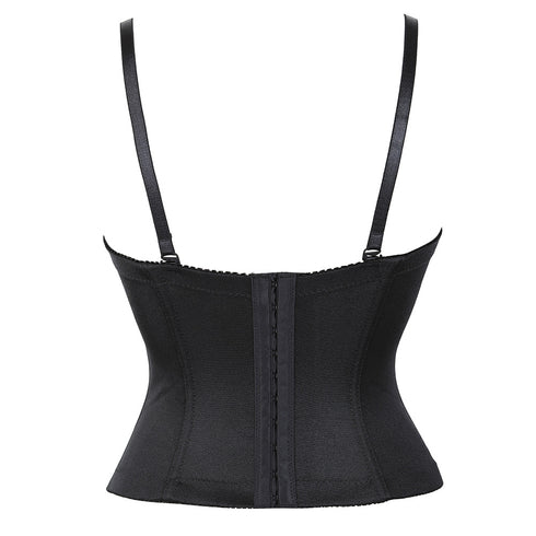 Hot Sexy Satin Underwire Cups Bridal Overbust Corset
