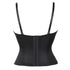 Hot Sexy Satin Underwire Cups Bridal Overbust Corset
