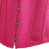 Ladies Classic Burlesque Satin Hourglass Strapless Overbust Corset