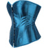 Ladies Classic Burlesque Satin Hourglass Strapless Overbust Corset