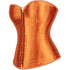 Ladies Classic Burlesque Satin Hourglass Strapless Overbust Corset