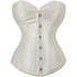 Ladies Classic Burlesque Satin Hourglass Strapless Overbust Corset