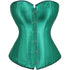 Ladies Classic Burlesque Satin Hourglass Strapless Overbust Corset