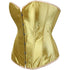 Ladies Classic Burlesque Satin Hourglass Strapless Overbust Corset