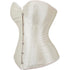 Ladies Classic Burlesque Satin Hourglass Strapless Overbust Corset