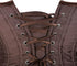 Ladies Classic Burlesque Satin Hourglass Strapless Overbust Corset