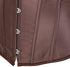 Ladies Classic Burlesque Satin Hourglass Strapless Overbust Corset