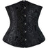 Ladies Classic Elegant Flower Tapestry Brocade Underbust Corset