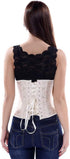 Ladies Classic Elegant Flower Tapestry Brocade Underbust Corset