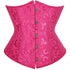 Ladies Classic Elegant Flower Tapestry Brocade Underbust Corset