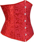 Ladies Classic Elegant Flower Tapestry Brocade Underbust Corset