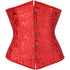 Ladies Classic Elegant Flower Tapestry Brocade Underbust Corset