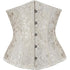 Ladies Classic Elegant Flower Tapestry Brocade Underbust Corset
