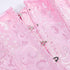 Ladies Classic Elegant Flower Tapestry Brocade Underbust Corset