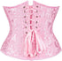 Ladies Classic Elegant Flower Tapestry Brocade Underbust Corset