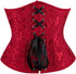 Ladies Classic Elegant Flower Tapestry Brocade Underbust Corset