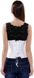 Ladies Classic Elegant Flower Tapestry Brocade Underbust Corset