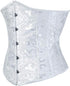 Ladies Classic Elegant Flower Tapestry Brocade Underbust Corset