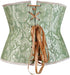 Ladies Classic Elegant Flower Tapestry Brocade Underbust Corset