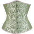 Ladies Classic Elegant Flower Tapestry Brocade Underbust Corset
