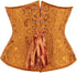 Ladies Classic Elegant Flower Tapestry Brocade Underbust Corset