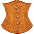 Ladies Classic Elegant Flower Tapestry Brocade Underbust Corset