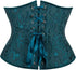 Ladies Classic Elegant Flower Tapestry Brocade Underbust Corset
