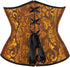 Ladies Classic Elegant Flower Tapestry Brocade Underbust Corset