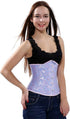 Ladies Classic Elegant Flower Tapestry Brocade Underbust Corset